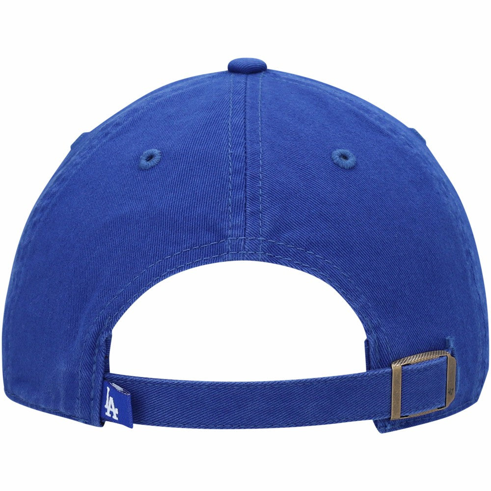 Los Angeles Dodgers '47 Youth Team Logo Clean Up Adjustable Hat - Royal - 47 brand Sale