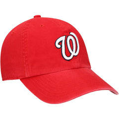 Washington Nationals '47 Youth Team Logo Clean Up Adjustable Hat - Red - 47 brand Online
