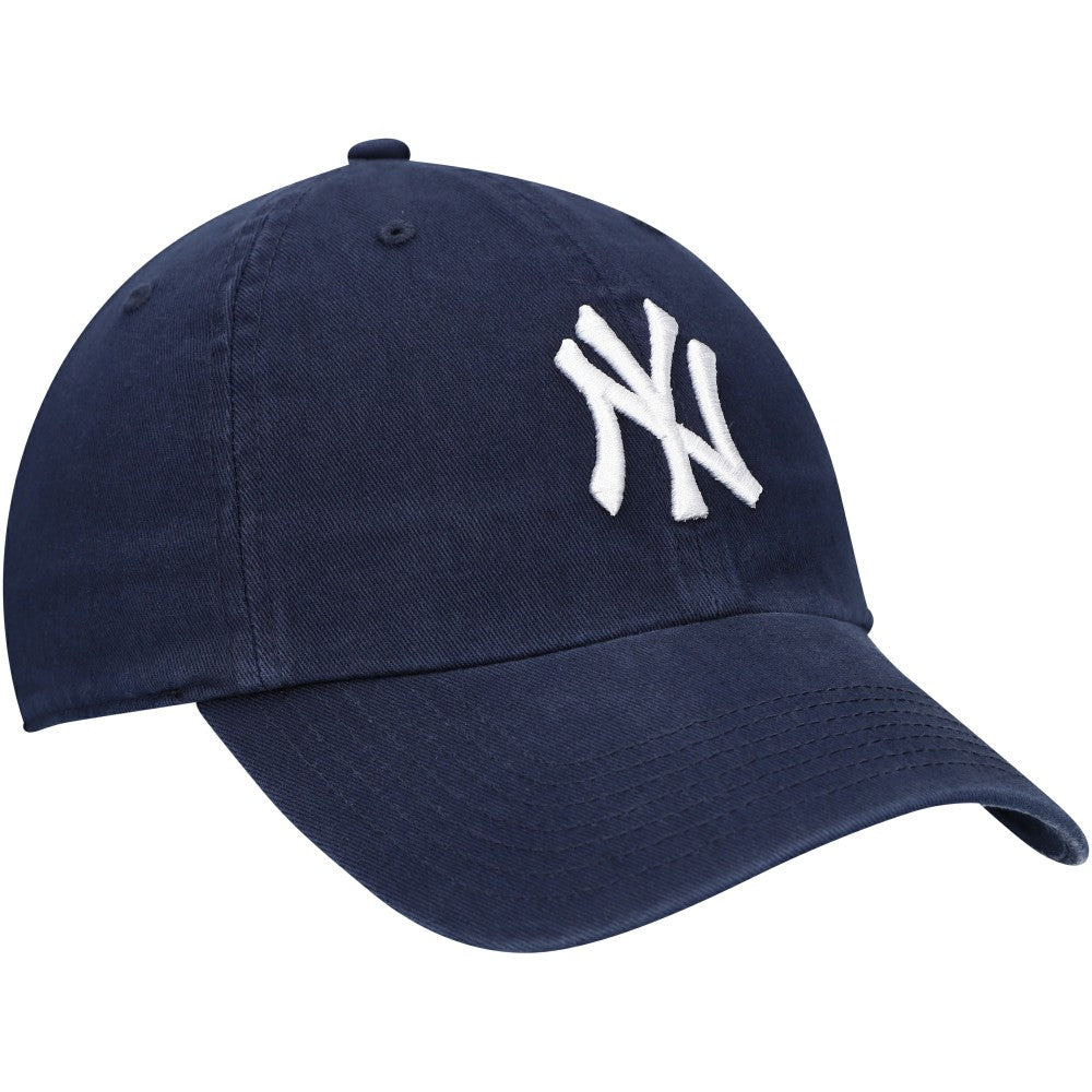 New York Yankees '47 Youth Team Logo Clean Up Adjustable Hat - Navy - 47 brand Online