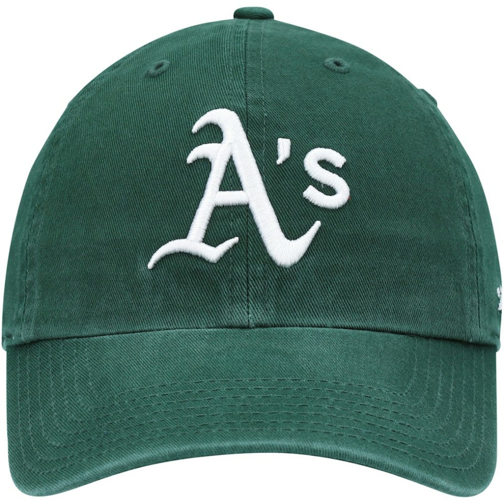 Athletics '47 Youth Team Logo Clean Up Adjustable Hat - Green - 47 brand Discount