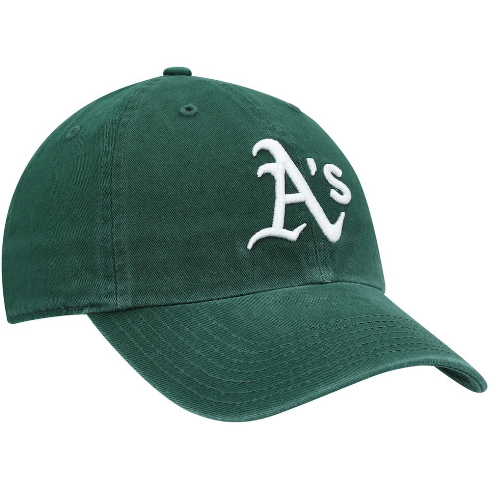 Athletics '47 Youth Team Logo Clean Up Adjustable Hat - Green - 47 brand Discount