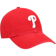 Philadelphia Phillies '47 Youth Team Logo Clean Up Adjustable Hat - Red - 47 brand Discount