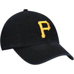 Pittsburgh Pirates '47 Youth Team Logo Clean Up Adjustable Hat - Black - 47 brand Online