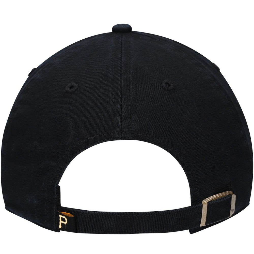 Pittsburgh Pirates '47 Youth Team Logo Clean Up Adjustable Hat - Black - 47 brand Online