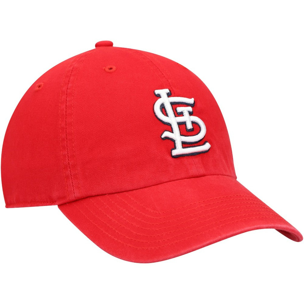 St. Louis Cardinals '47 Youth Team Logo Clean Up Adjustable Hat - Red - 47 brand Lifestyle
