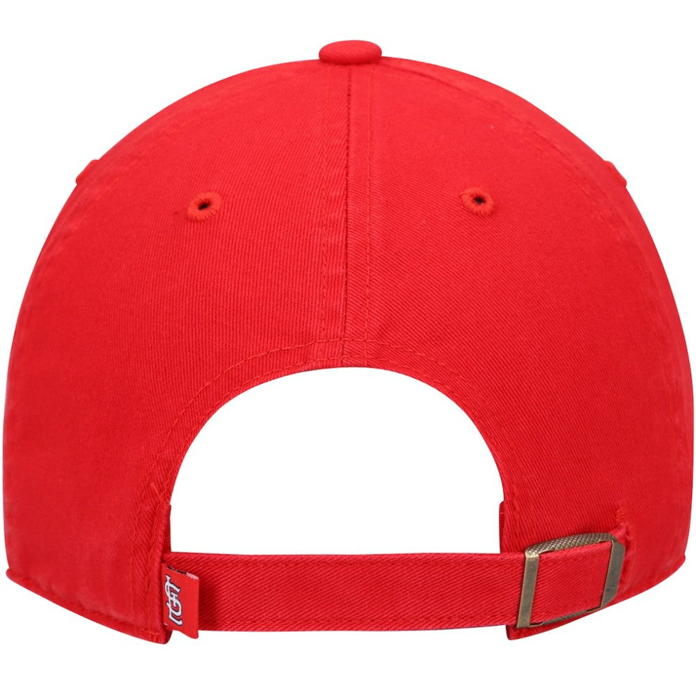 St. Louis Cardinals '47 Youth Team Logo Clean Up Adjustable Hat - Red - 47 brand Lifestyle