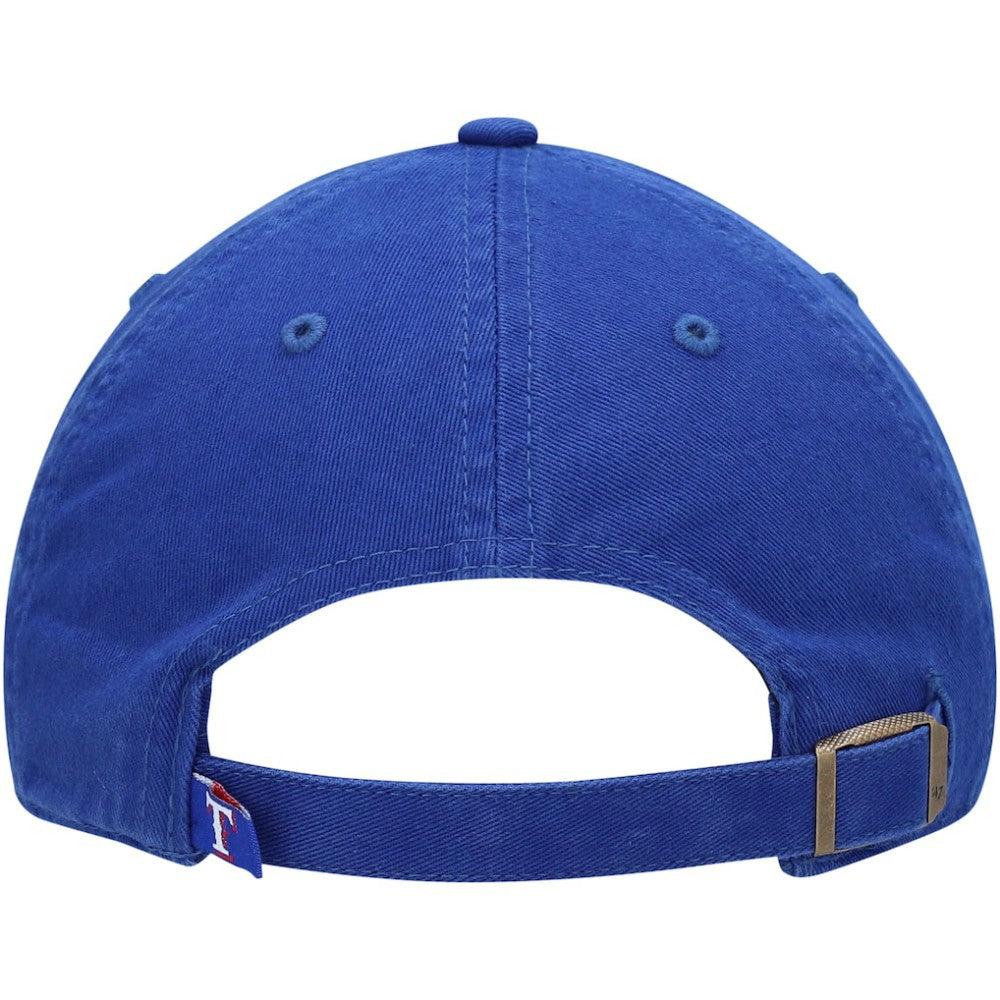 Texas Rangers '47 Youth Team Logo Clean Up Adjustable Hat - Royal - 47 brand Online