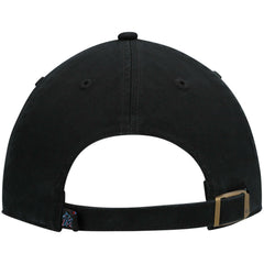 Miami Marlins '47 Youth Team Logo Clean Up Adjustable Hat - Black - 47 brand Lifestyle