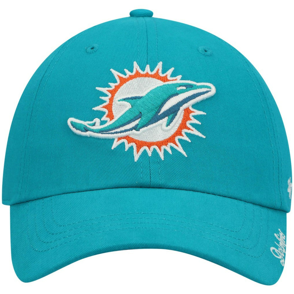 47 brand Miami Dolphins '47 Women's Miata Clean Up Primary Adjustable Hat Aqua