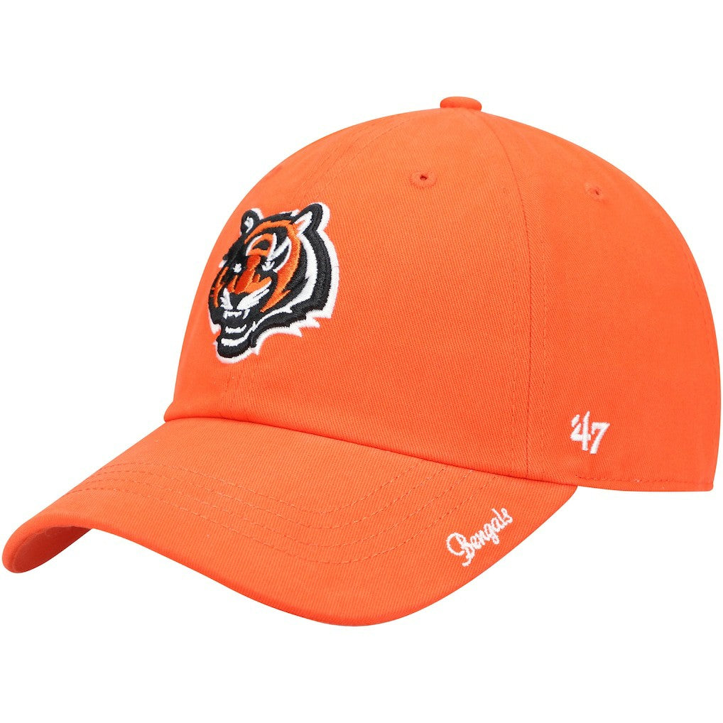 47 brand Cincinnati Bengals '47 Women's Miata Clean Up Secondary Logo Adjustable Hat Orange