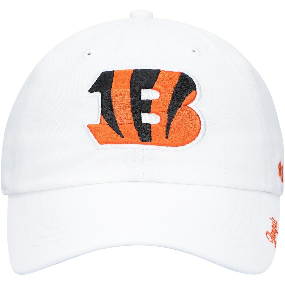47 brand Cincinnati Bengals '47 Women's Team Miata Clean Up Adjustable Hat White