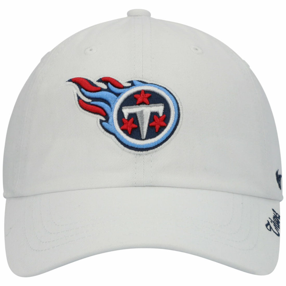 47 brand Tennessee Titans '47 Women's Team Miata Clean Up Adjustable Hat White