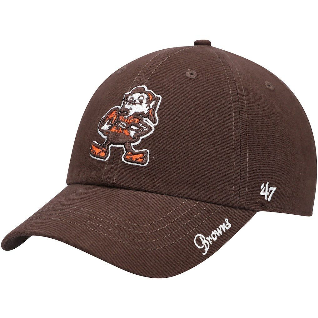 47 brand Cleveland Browns '47 Women's Brownie The Elf Miata Clean Up Adjustable Hat Brown