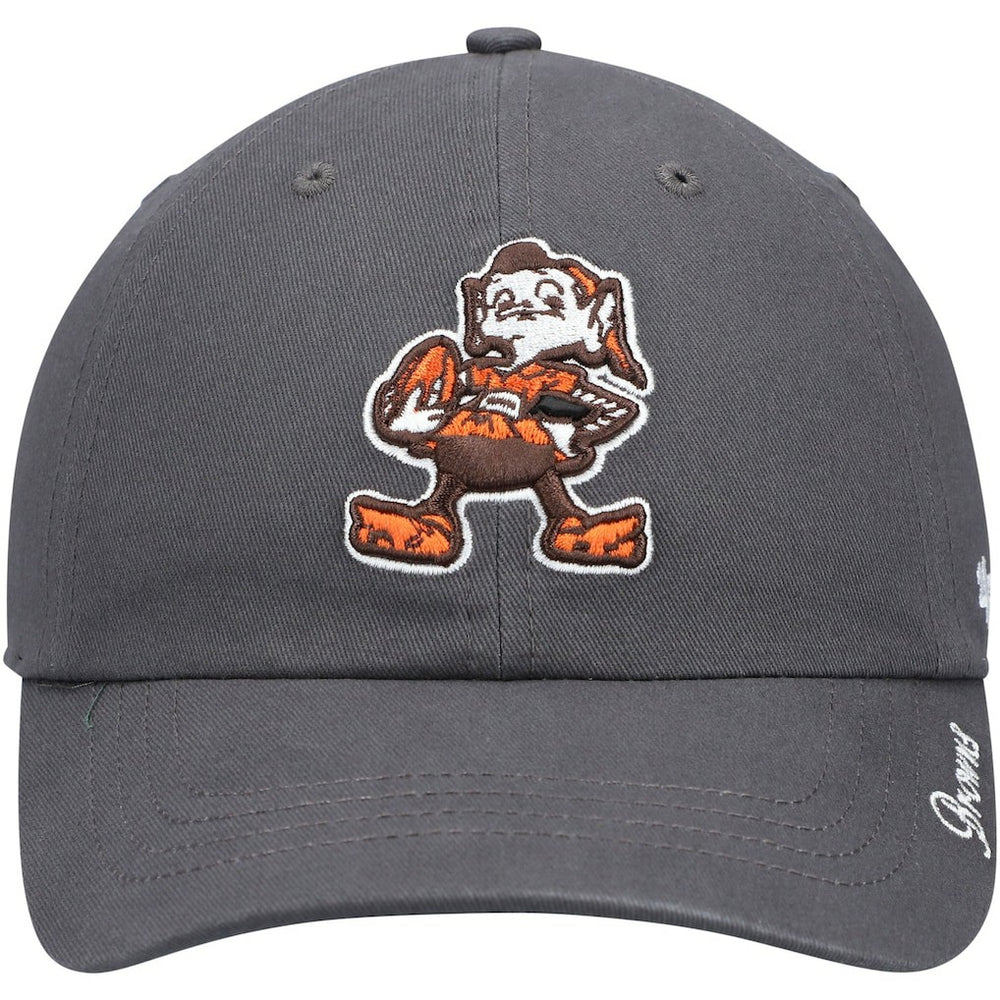 47 brand Cleveland Browns '47 Women's Brownie The Elf Miata Clean Up Adjustable Hat Charcoal