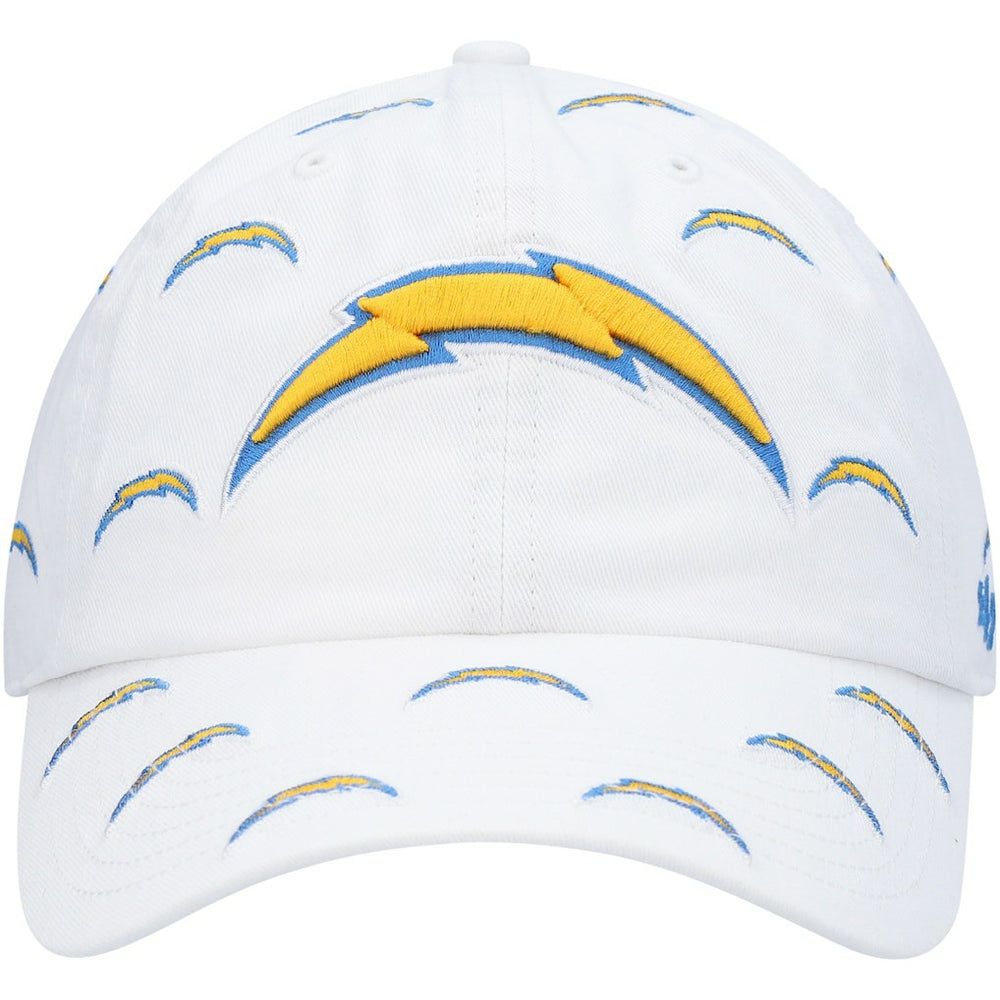 47 brand Los Angeles Chargers '47 Women's Team Confetti Clean Up Adjustable Hat White