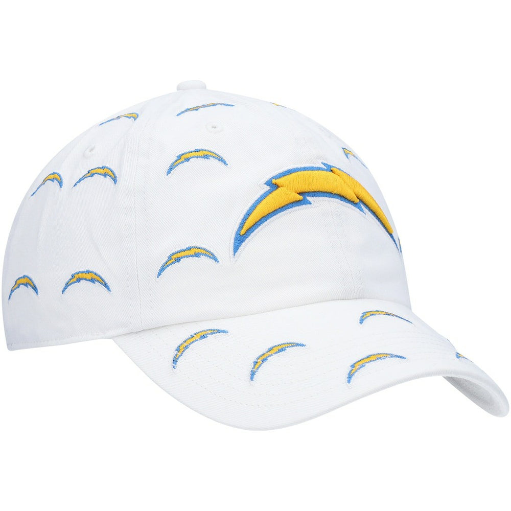 47 brand Los Angeles Chargers '47 Women's Team Confetti Clean Up Adjustable Hat White