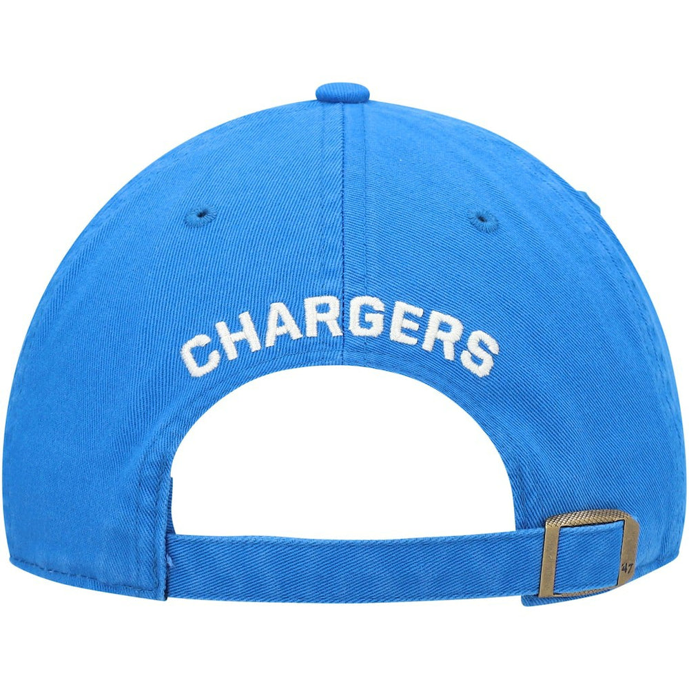 47 brand Los Angeles Chargers '47 Women's Finley Clean Up Adjustable Hat Powder Blue