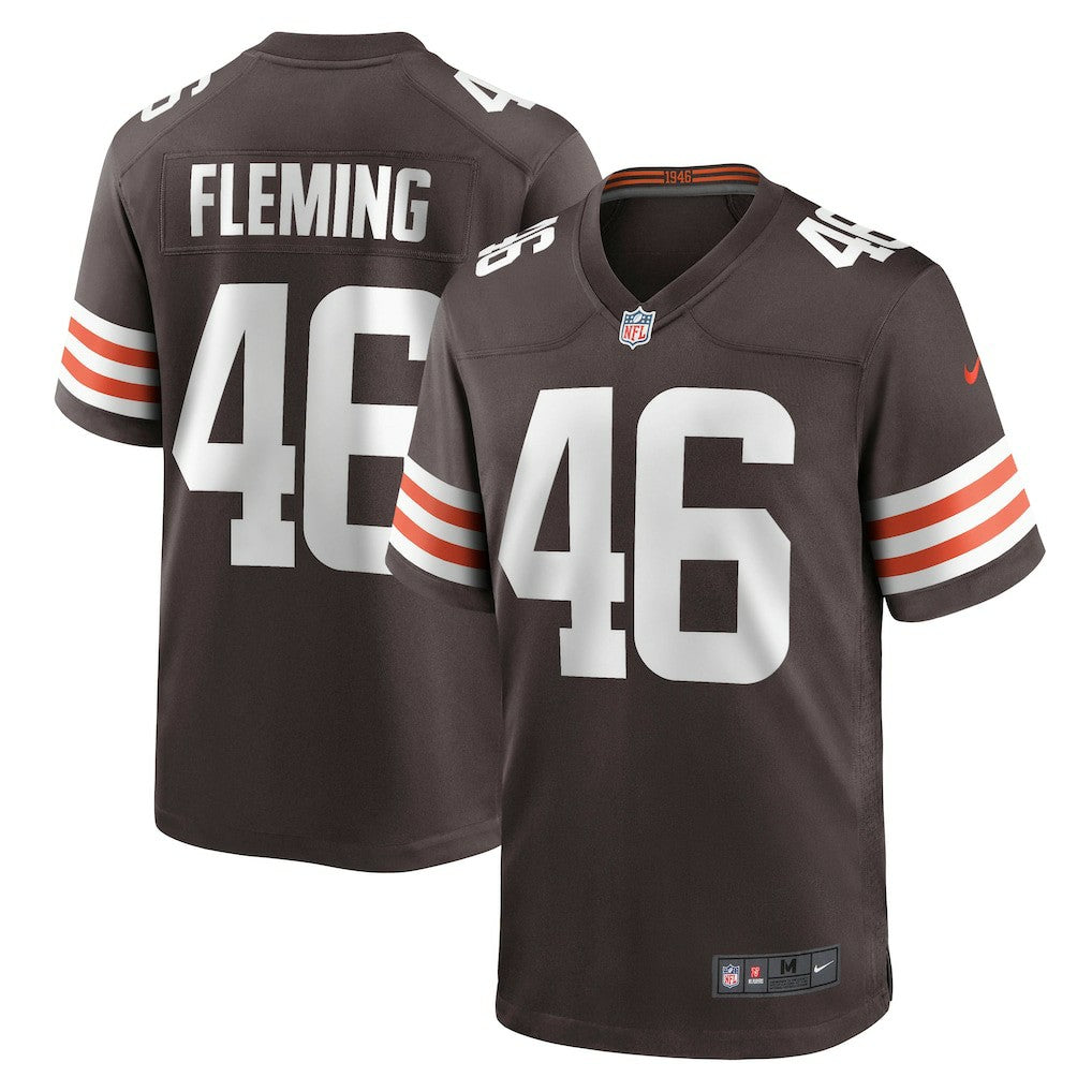 Nike Don Fleming Cleveland Browns Retired Player Jersey Brown