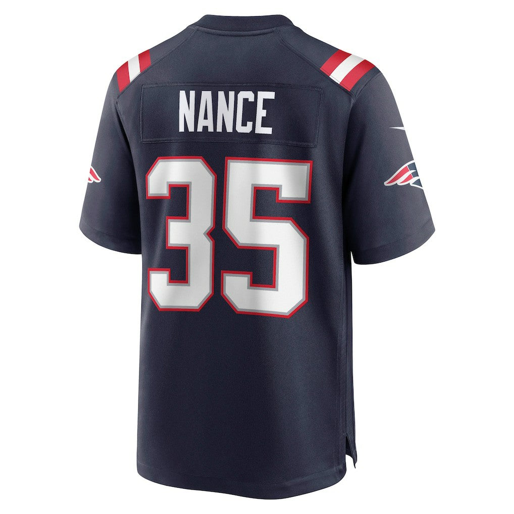 Nike Jim Nance New England Patriots Retired Player Jersey Navy