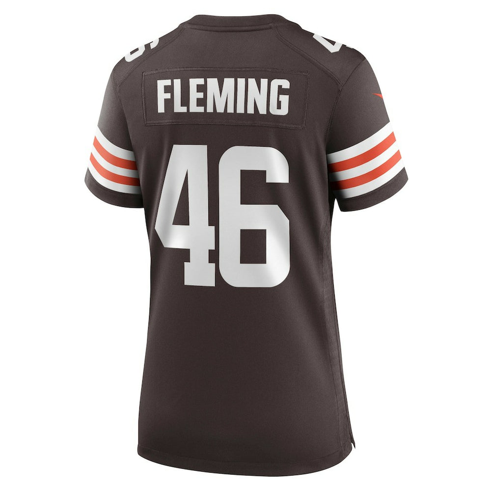 Nike Don Fleming Cleveland Browns Women's Retired Player Jersey Brown