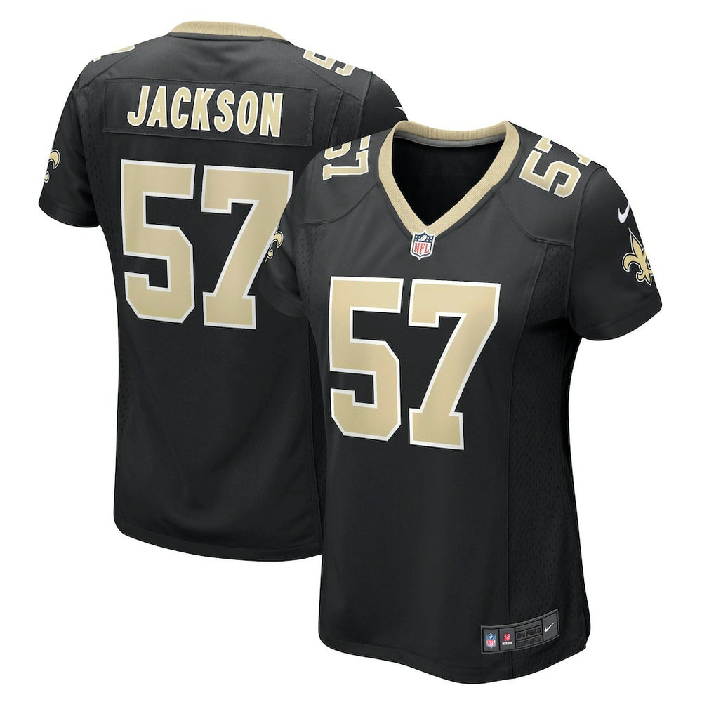 Nike Rickey Jackson New Orleans Saints Women's Retired Player Jersey Black