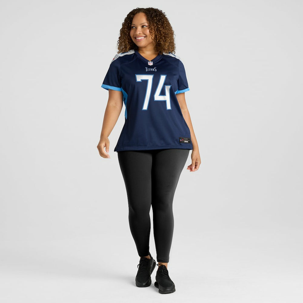 Nike Bruce Matthews Tennessee Titans Women's Retired Player Jersey Navy
