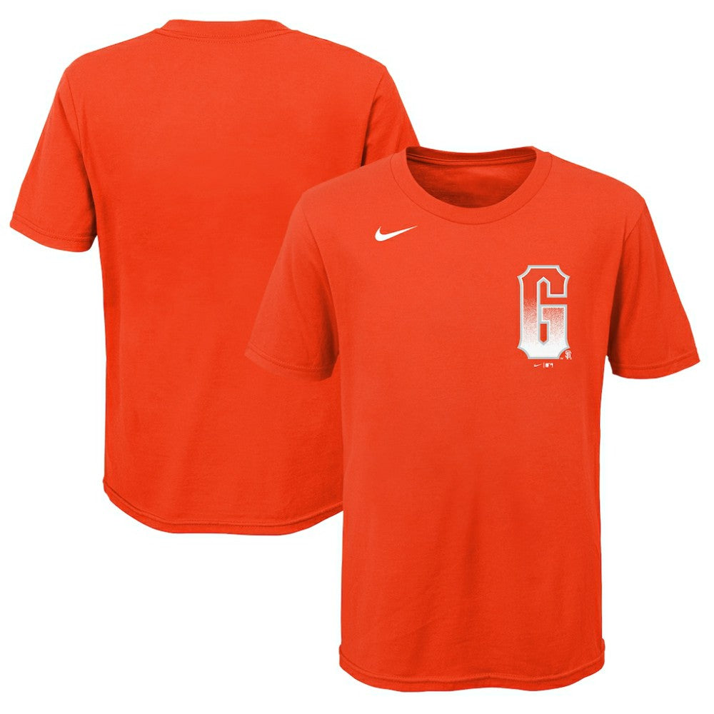 San Francisco Giants Nike Youth City Connect Wordmark T-Shirt - Orange - Nike Lifestyle