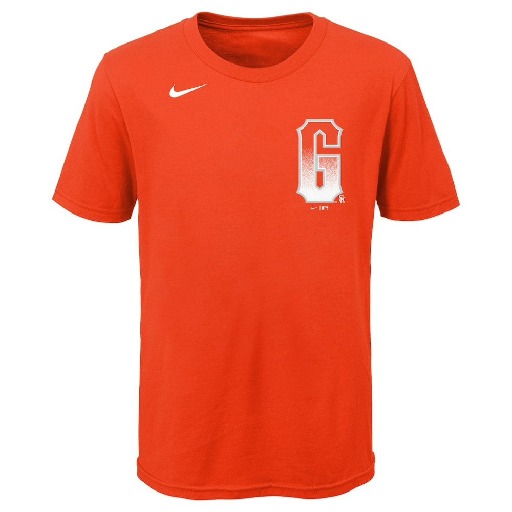 San Francisco Giants Nike Youth City Connect Wordmark T-Shirt - Orange - Nike Lifestyle