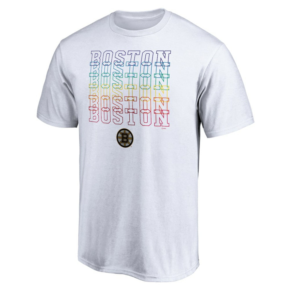 Boston Bruins City Pride T-Shirt - White - NHL 4257392