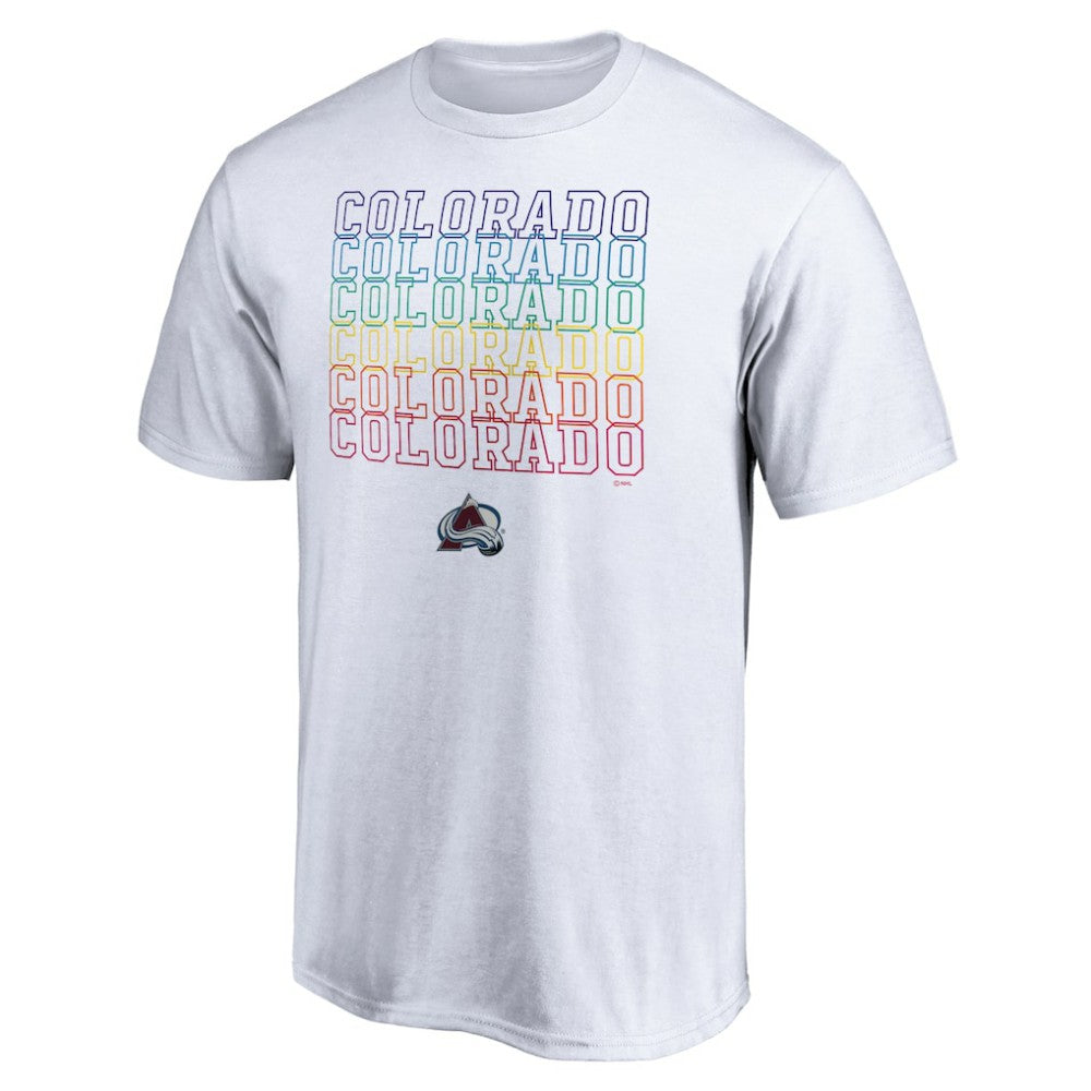 Colorado Avalanche City Pride T-Shirt - White - NHL 4257397