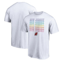 New Jersey Devils City Pride T-Shirt - White - NHL 4257407