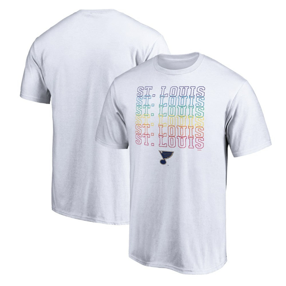 St. Louis Blues City Pride T-Shirt - White - NHL 4257414