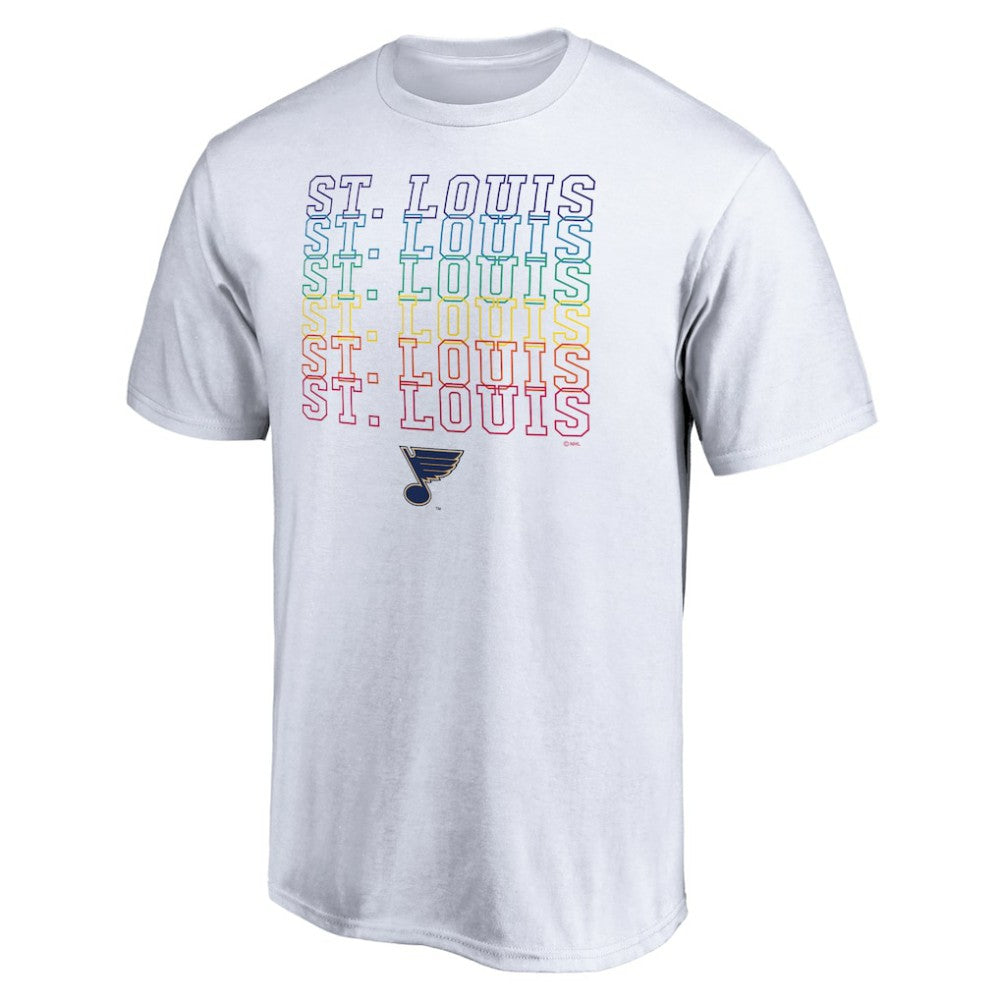 St. Louis Blues City Pride T-Shirt - White - NHL 4257414