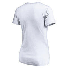 Calgary Flames Women's City Pride V-Neck T-Shirt - White - NHL 4257425