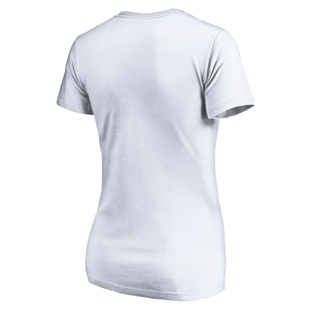 Vancouver Canucks Women's City Pride V-Neck T-Shirt - White - NHL 4257448