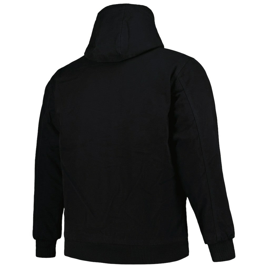 Atlanta Falcons Dunbrooke Big & Tall Dakota Canvas Hoodie Full-Zip Jacket Black