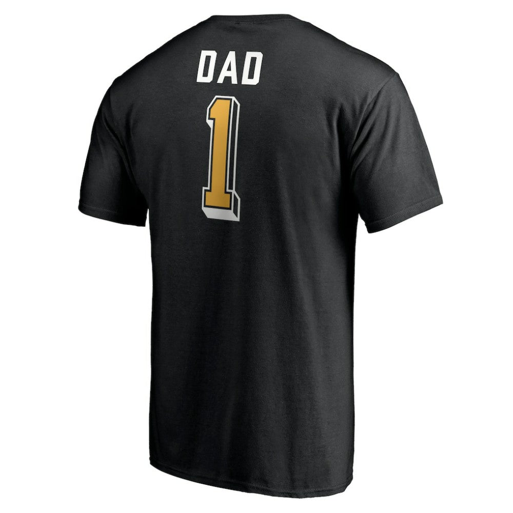 Boston Bruins Number One Dad Logo T-Shirt - Black - NHL 4258750