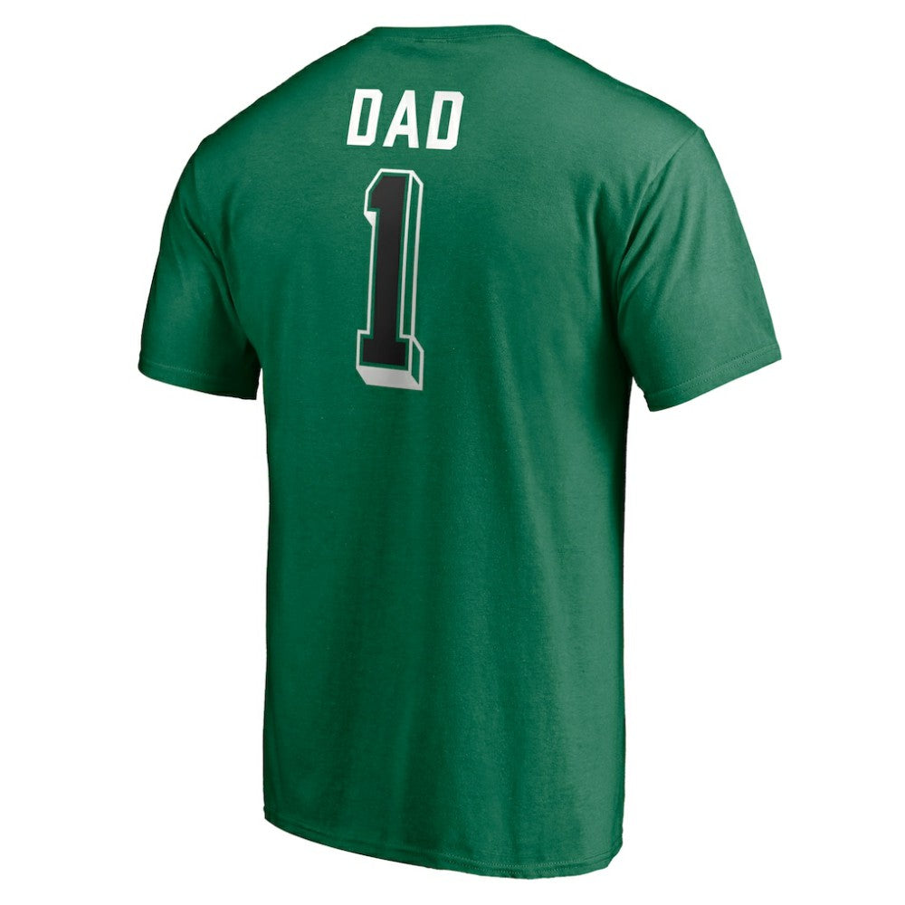 Dallas Stars Number One Dad Logo T-Shirt - Green - NHL 4258757