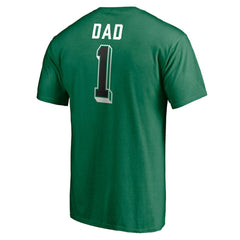 Dallas Stars Number One Dad Logo T-Shirt - Green - NHL 4258757