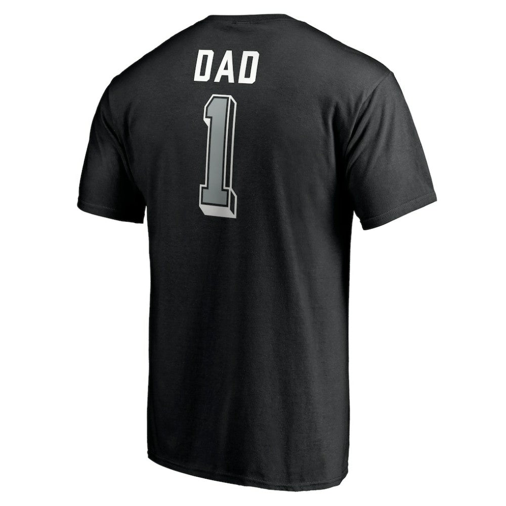 Los Angeles Kings Number One Dad Logo T-Shirt - Black - NHL 4258761
