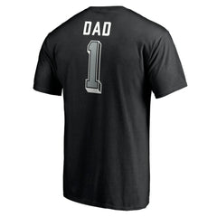 Los Angeles Kings Number One Dad Logo T-Shirt - Black - NHL 4258761