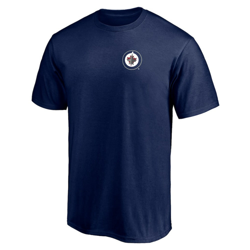 Winnipeg Jets Number One Dad Logo T-Shirt - Navy - NHL 4258778