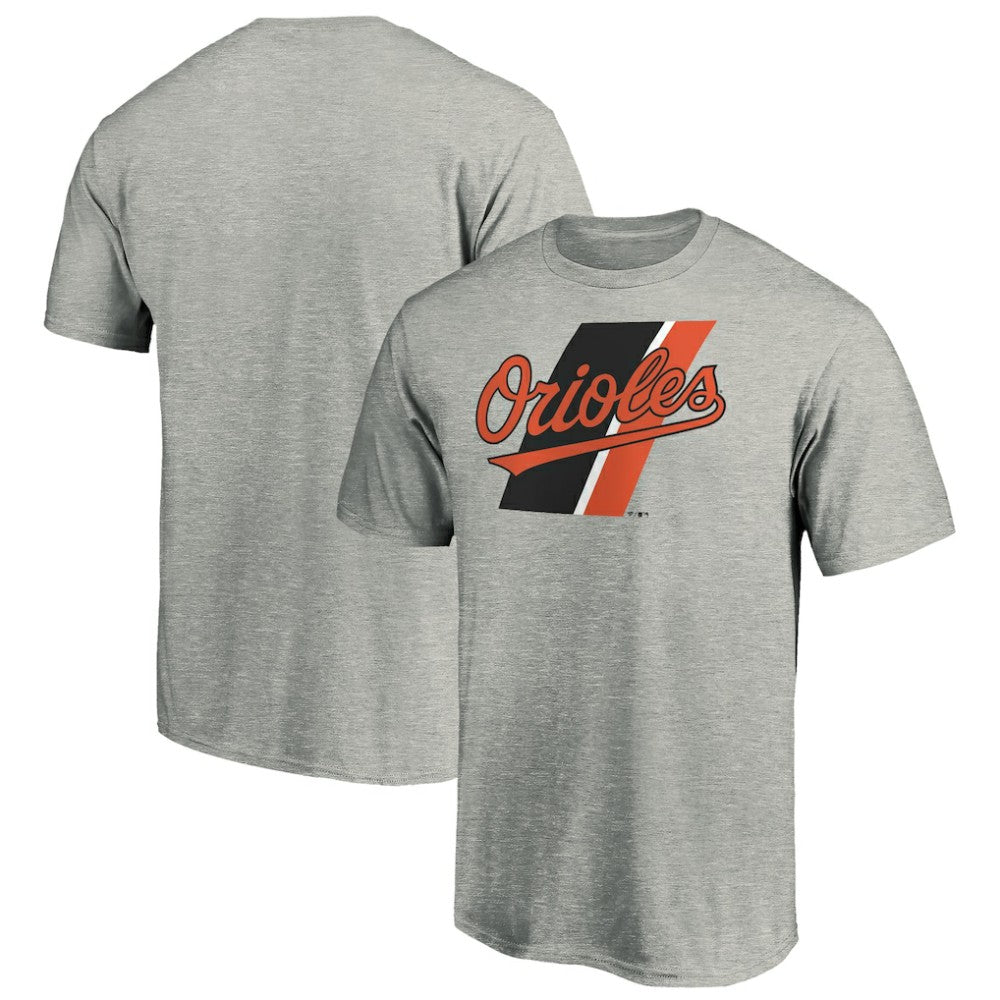 Baltimore Orioles Team Prep T-Shirt - Heathered Gray - MLB Discount