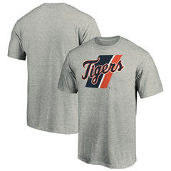 Detroit Tigers Team Prep T-Shirt - Heathered Gray - MLB Lifestyle