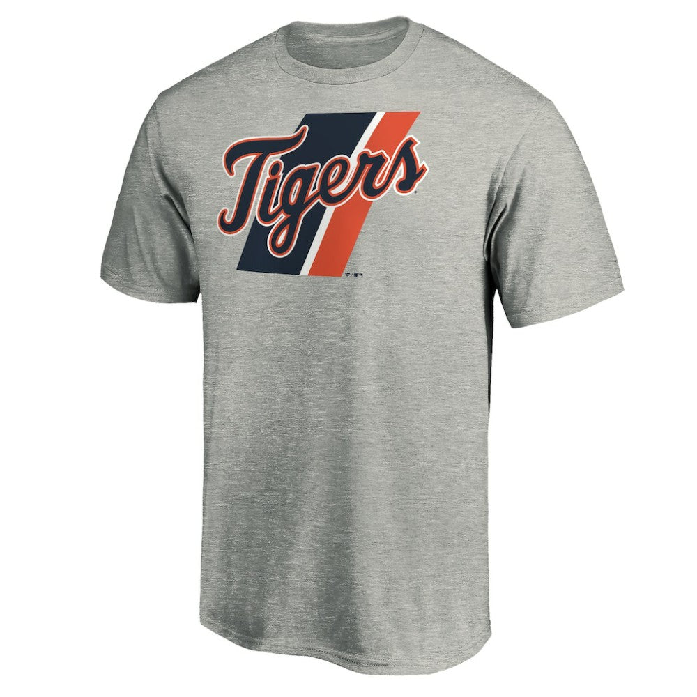 Detroit Tigers Team Prep T-Shirt - Heathered Gray - MLB Lifestyle