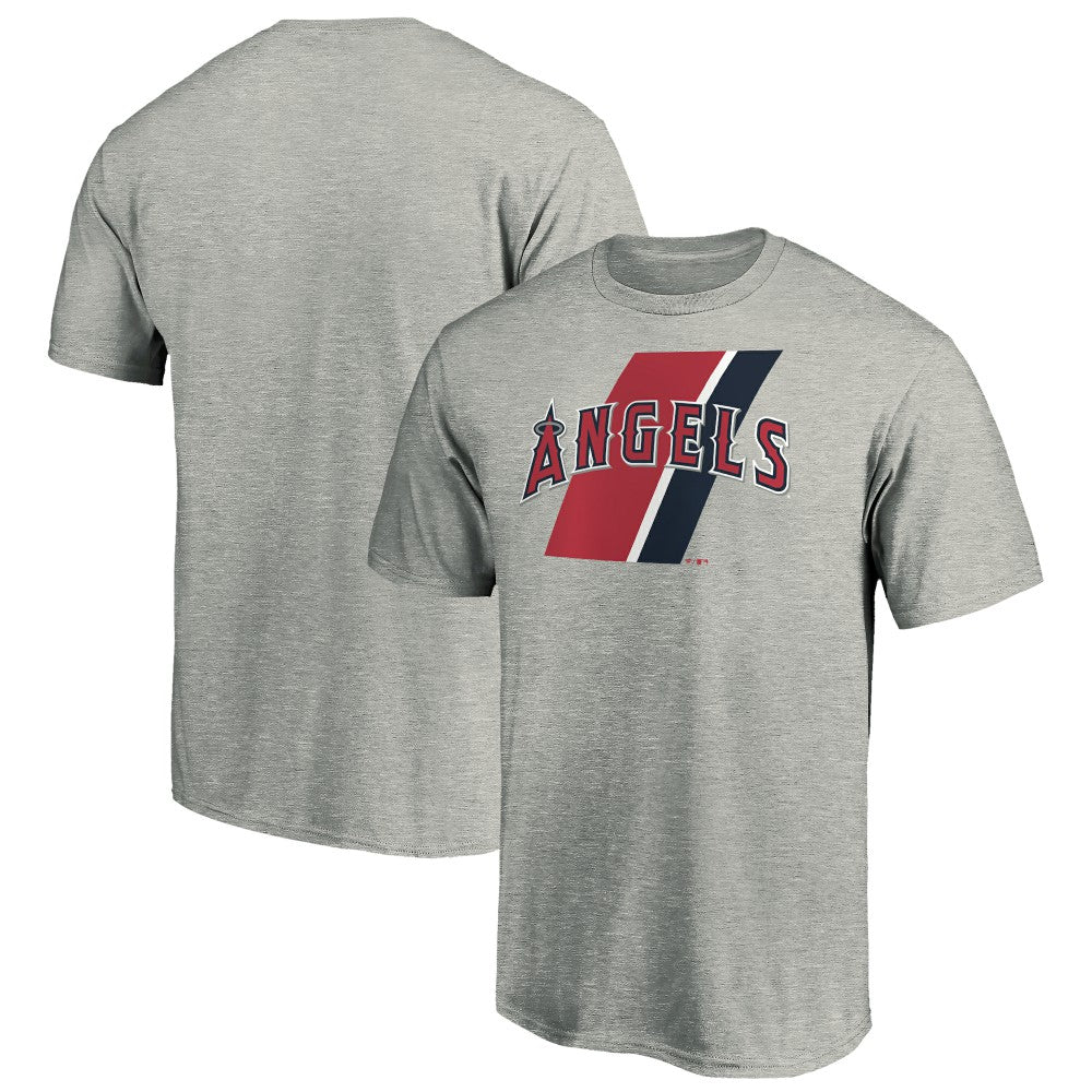 Los Angeles Angels Team Prep T-Shirt - Heathered Gray - MLB Lifestyle
