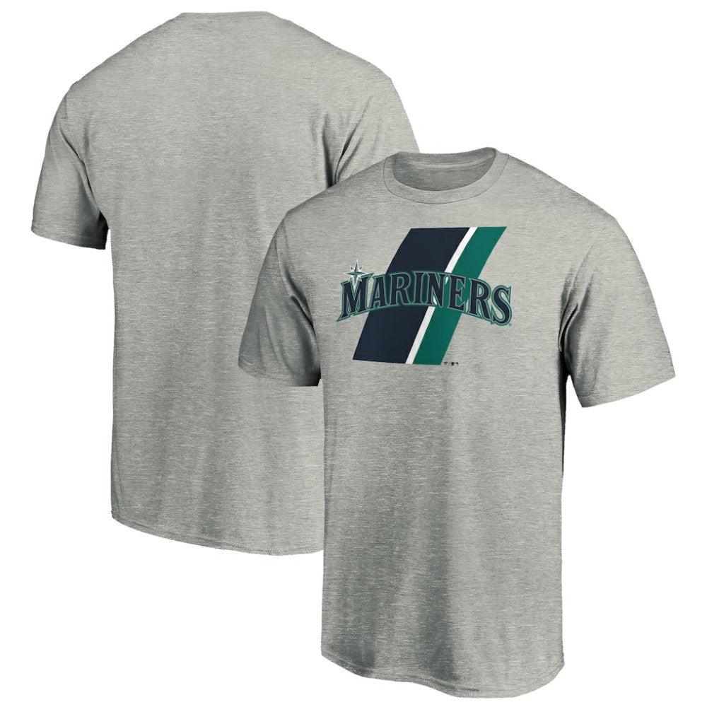Seattle Mariners Team Prep T-Shirt - Heathered Gray - MLB Discount