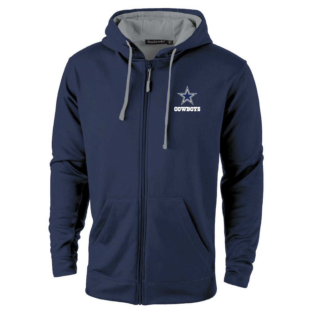 Dallas Cowboys Dunbrooke Apprentice Full-Zip Hoodie Navy/Gray