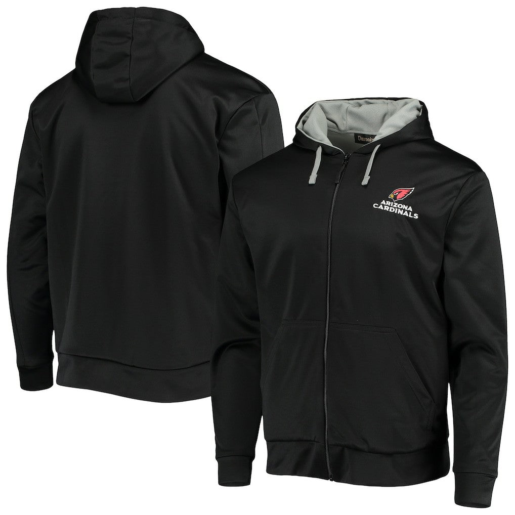 Arizona Cardinals Dunbrooke Apprentice Full-Zip Hoodie Black/Gray