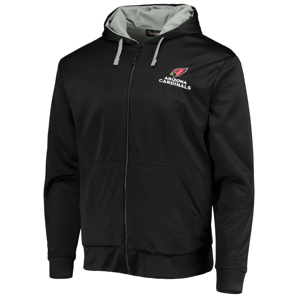 Arizona Cardinals Dunbrooke Apprentice Full-Zip Hoodie Black/Gray